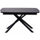 Стол обеденный PALERMO BLACK MARBLE керамика 140-200 см