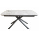 Стіл обідній PALERMO WHITE MARBLE кераміка 140-200 см