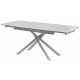 Стіл обідній PALERMO WHITE MARBLE кераміка 140-200 см