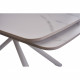 Стіл обідній PALERMO WHITE MARBLE кераміка 140-200 см