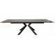 Стол обеденный раскладной Swank Lofty Black керамика 180-260 см