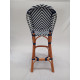 Барний стілець бістро ротанговий Chevron Bar Chair