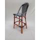 Барний стілець бістро ротанговий Chevron Bar Chair