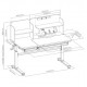 Парта-трансформер для школяра з регулюванням висоти Cubby Iris II Grey