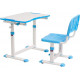 Комплект Cubby парта + стілець трансформери Olea Blue