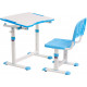 Комплект Cubby парта + стілець трансформери Olea Blue