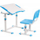 Комплект Cubby парта + стілець трансформери Olea Blue