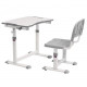 Комплект Cubby парта + стілець трансформери Olea Grey