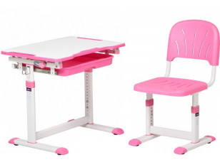 Комплект Cubby Sorpresa Pink парта + стілець трансформери