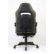 Кресло геймерское Parker black/yellow 