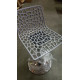 Стілець барний GRANDSOLEIL SPIDER glossy rearl grey (Спайдер сірий глянець) S2800GP