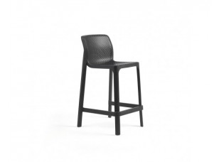 Барний стілець Net Stool Mini Anthracite