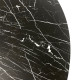 Стол Impulse Spiral d110 cм черный мрамор нога золото