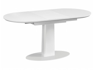 Стіл обідній розкладний Impulse Laura 120(160)x80 см білий