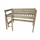 Двухъярусная кровать-чердак "Ирель" высота - 150см/сп.м 70*160 см