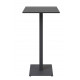 Стол барный Tetra light bar 600х600 черный+черный