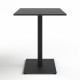Стол барный Tetra light 600х600 черный+черный