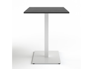 Стіл барний Tetra light 600х600 білий+чорний