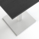 Стол барный Tetra light 600х600 белый+черный