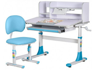 Комплект Evo-kids (стіл+стіл+полиця) (BD-21 BL)