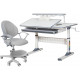 Комплект Ergokids стол TH-320 Grey + кресло Evo-kids Mio-G (TH-320 W/G + Y-407 G)