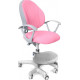 Комплект Ergokids стіл TH-320 Pink + крісло Evo-kids Mio-KP Білий / Рожевий (TH-320 W/PN + Y-407 KP)