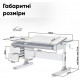 Дитячий стіл Mealux Hamilton Multicolor G Lite