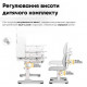 Комплект меблів Evo-Kids BD-28 Panda Стіл + стілець + полиця Grey (BD-28 G)