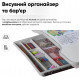 Комплект меблів Evo-Kids BD-28 Panda Стіл + стілець + полиця Grey (BD-28 G)