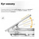 Комплект меблів Evo-Kids BD-28 Panda Стіл + стілець + полиця Grey (BD-28 G)