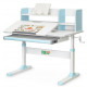 Детский стол ErgoKids TH-330 Light Blue Белый/Светло-голубой