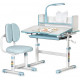 Комплект стіл + стілець + лампа Evo-kids BD-24 Blue (BD-24 BL) Блакитний
