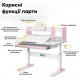 Комплект Ergokids Парта TH-330 Pink + Кресло Evo-kids Mio Lite KP (TH-330 W/PN + Y-208 KP)