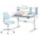 Комплект Ergokids Парта TH-330 Light Blue + Крісло Evo-kids Mio Lite KBL (TH-330 W/Z + Y-208 KBL)