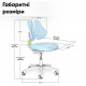 Комплект Ergokids Парта TH-330 Light Blue + Крісло Evo-kids Mio Lite KBL (TH-330 W/Z + Y-208 KBL)