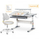 Комплект Парта Ergokids TH-320 Grey + Крісло Evo-kids Mio Lite G (TH-320 W/G + Y-208 G)