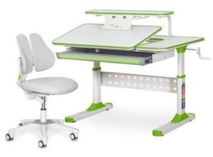Комплект Парта Ergokids TH-320 Green + Крісло Evo-kids Mio Lite G (TH-320 W/Z + Y-208 G)