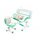 Комплект Evo-kids BD-10 Z з лампою стільниця біла, колір пластику зелений
