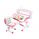 Комплект Evo-kids BD-10 PN з лампою стільниця біла, колір пластику рожевий