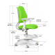 Дитяче крісло ErgoKids Mio Ergo Green