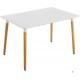Стол обеденный Везувий MDF 100*70 см белый