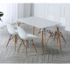 Стол обеденный Везувий MDF 120*80 см белый