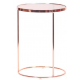 Стіл журнальний Kalibri, rose gold, glass top