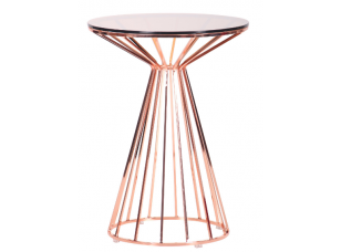 Стіл Canary, rose gold, glass top