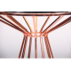 Стіл Canary, rose gold, glass top