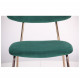 Стілець Alphabet B gold/dark green