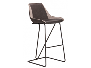 Стілець барний Custer gunmetal, cowboy Dark Gray/Light Gray