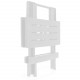 Столик ADIGE раскладной 44x44x50 белый