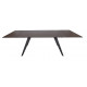 Стіл обідній MOSS (160(+40+40)*90*76 cm кераміка) чорний фіолет