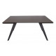 Стіл обідній MOSS (160(+40+40)*90*76 cm кераміка) чорний фіолет